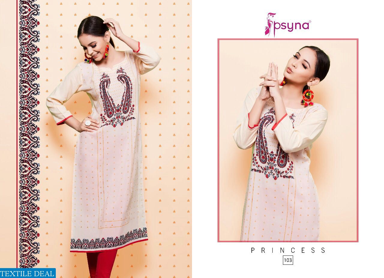 psyna princess vol-10 Wholesale ready made kurtis